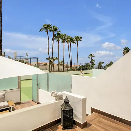 Terraza Canaria, Piscina Y Wi-fi Rapido - Es-347-3